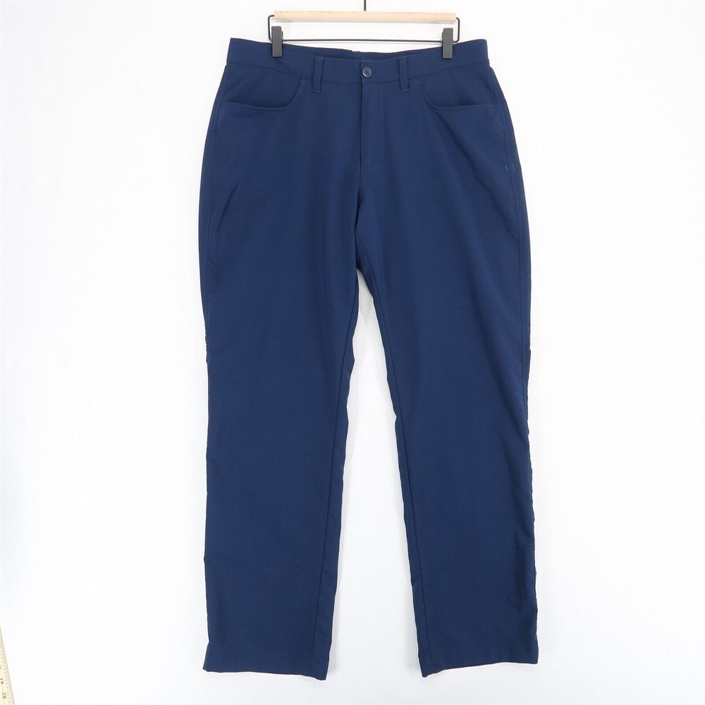 Under‎ Armour Tech Golf Pants Mens 36x32 Blue 5 Pocket